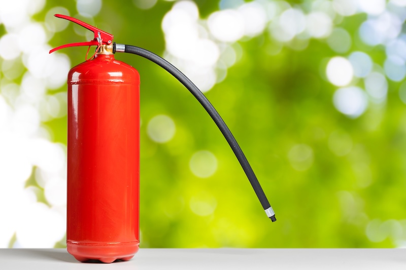 Liten brandsläckare